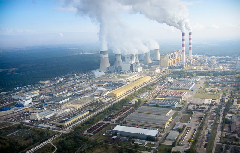 Kohlekraftwerk Polen